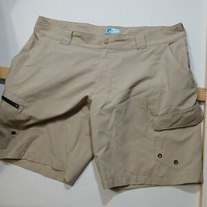 World Wide Sportsman Fishing Shorts Mens Size 42 Cargo‎ Utility Beige